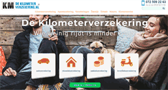 Desktop Screenshot of dekilometerverzekering.nl