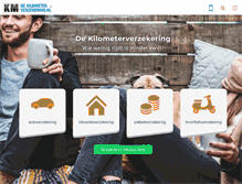 Tablet Screenshot of dekilometerverzekering.nl